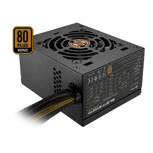 450W Sharkoon SilentStorm SFX Bronze 450W (schwarz, 2x PCIe, 450 Watt)