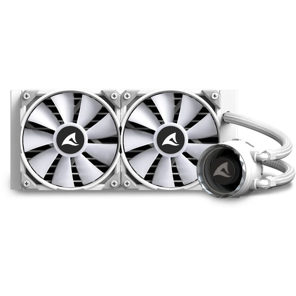 K Sharkoon S80 RGB White AIO 240mm White