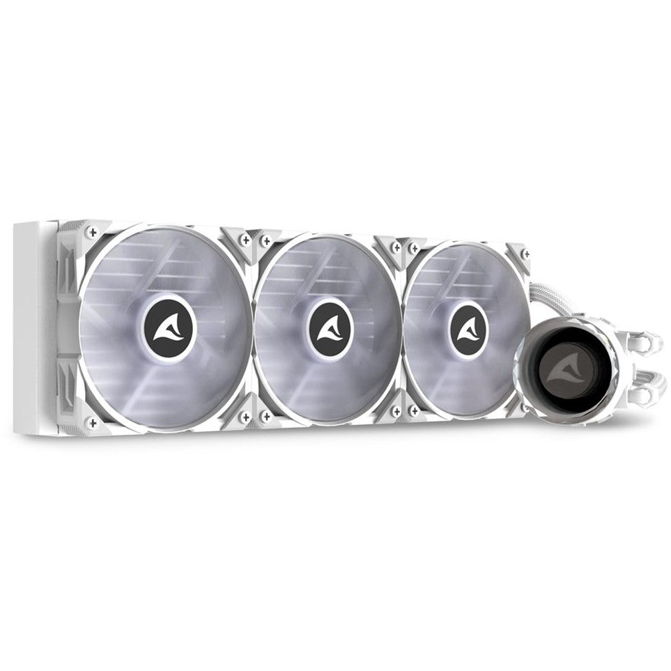 K Sharkoon S90 RGB White AIO 360mm White