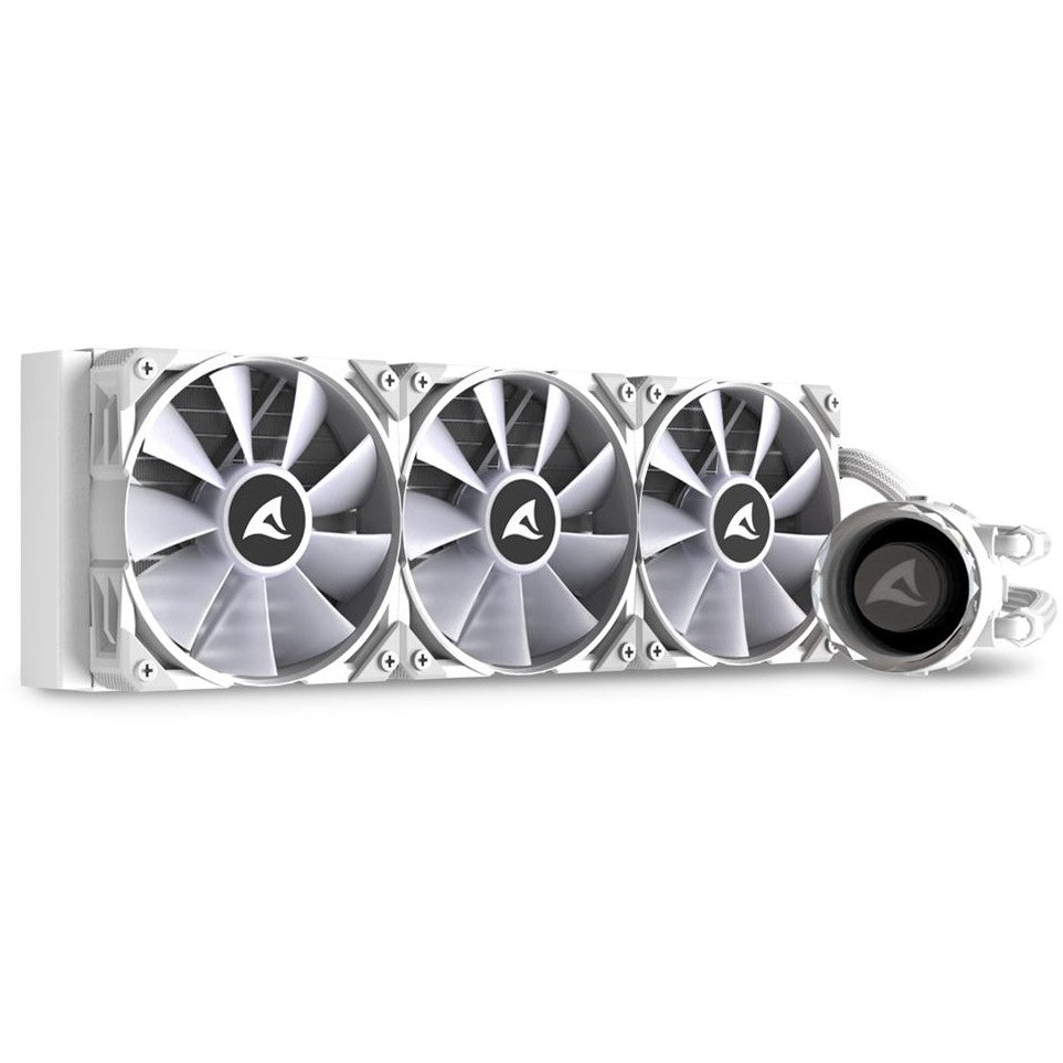K Sharkoon S90 RGB White AIO 360mm White