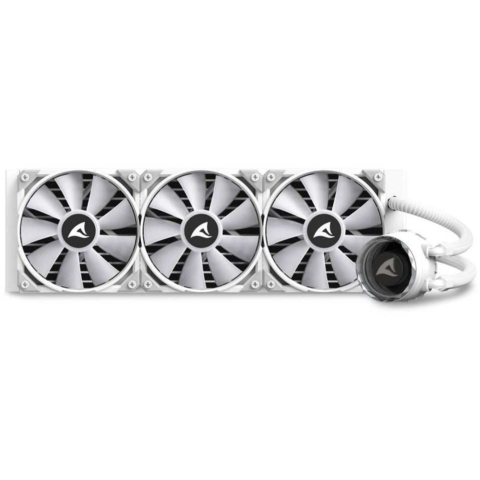 K Sharkoon S90 RGB White AIO 360mm White