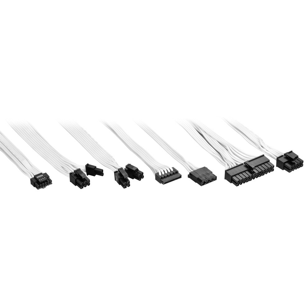 1200W Sharkoon Rebel P20 1200 White (wei, 1x 12 Pin High Power Anschluss, 4x PCIe, Kabelmanagement, 1200 Watt)