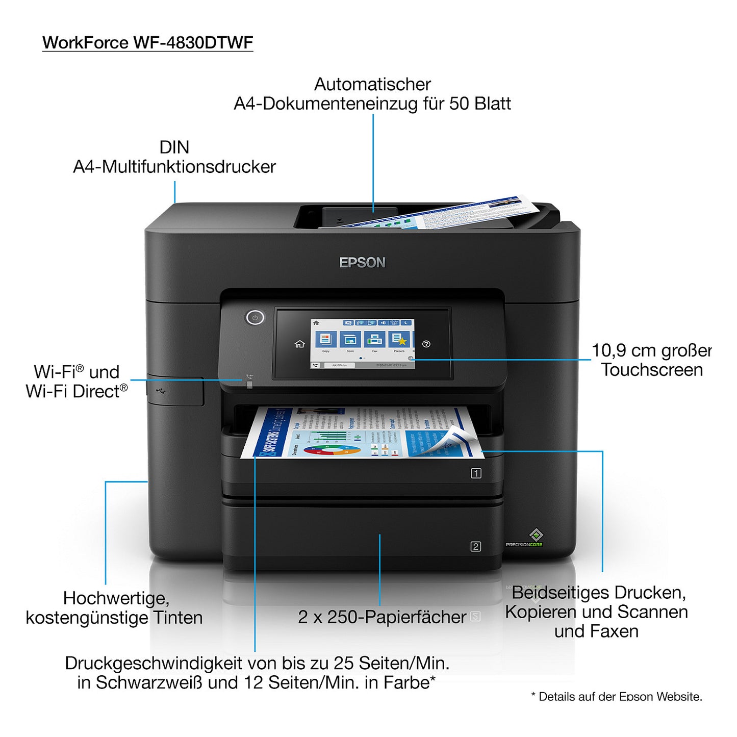 Epson WorkForce Pro WF-4830DTWF