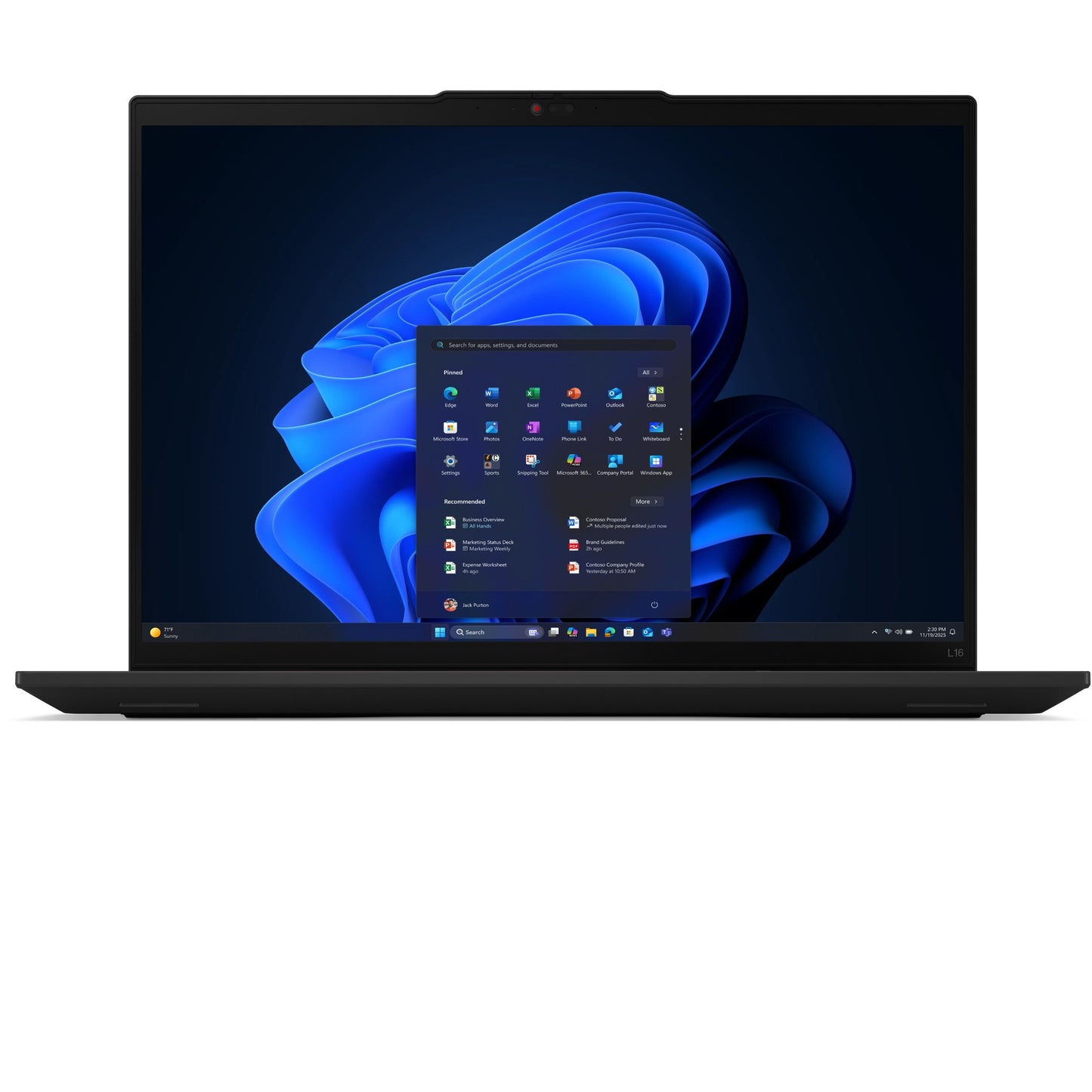 Lenovo ThinkPad L16 AMD G2 16" R7-Pro 250 16/512 WUXGA W11P