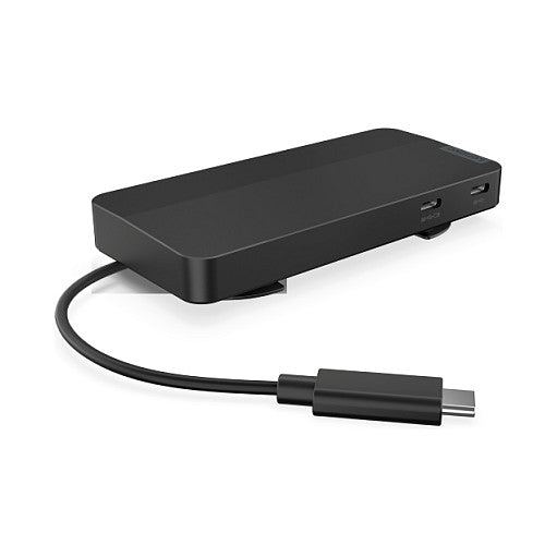 D Lenovo USB-C Dual Display Travel Dock with Adapter