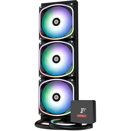 K Enermax Liquid CPU Cooler Aquafusion II 360mm ARGB Black