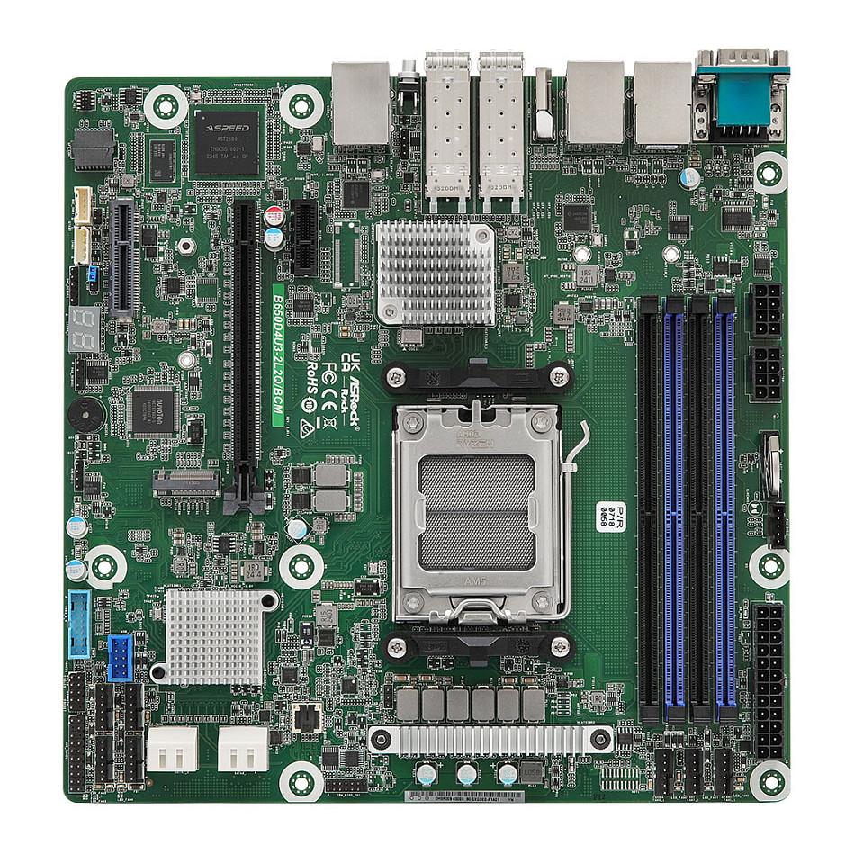 ASRock Mainboard B650D4U3-2L2Q/BCM micro-ATX Sockel AM5 Single