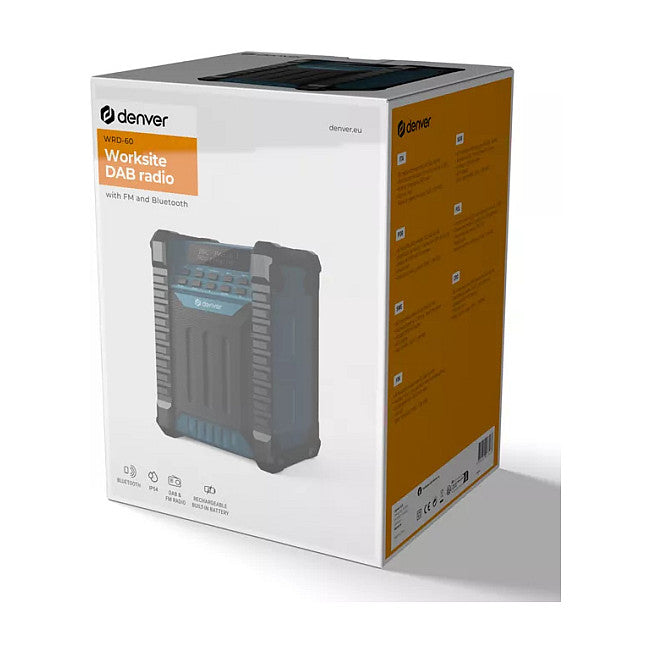 Denver DAB+/FM Baustellen-Radio/BT/Akku WRD-60