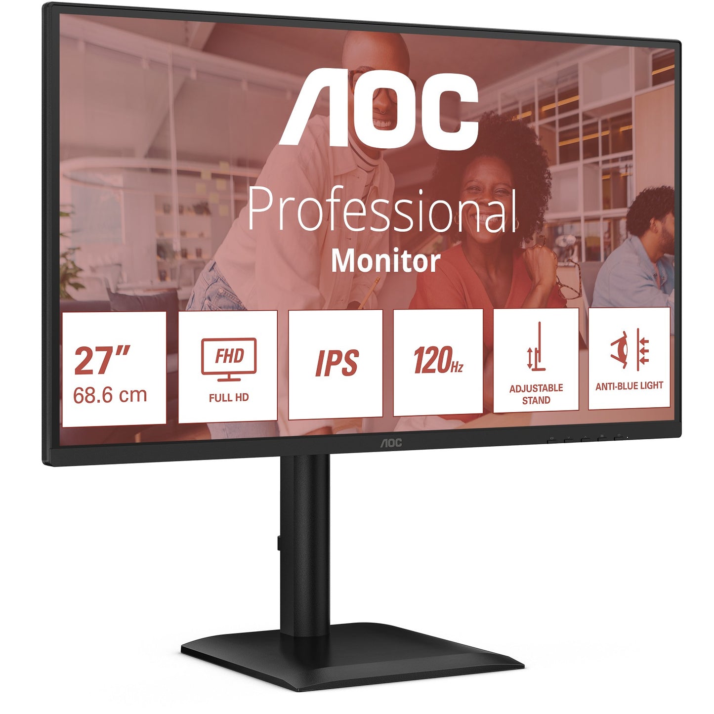 AOC 68,6cm (27") 27E4U 16:09 VGA+HDMI+DP+USB IPS black