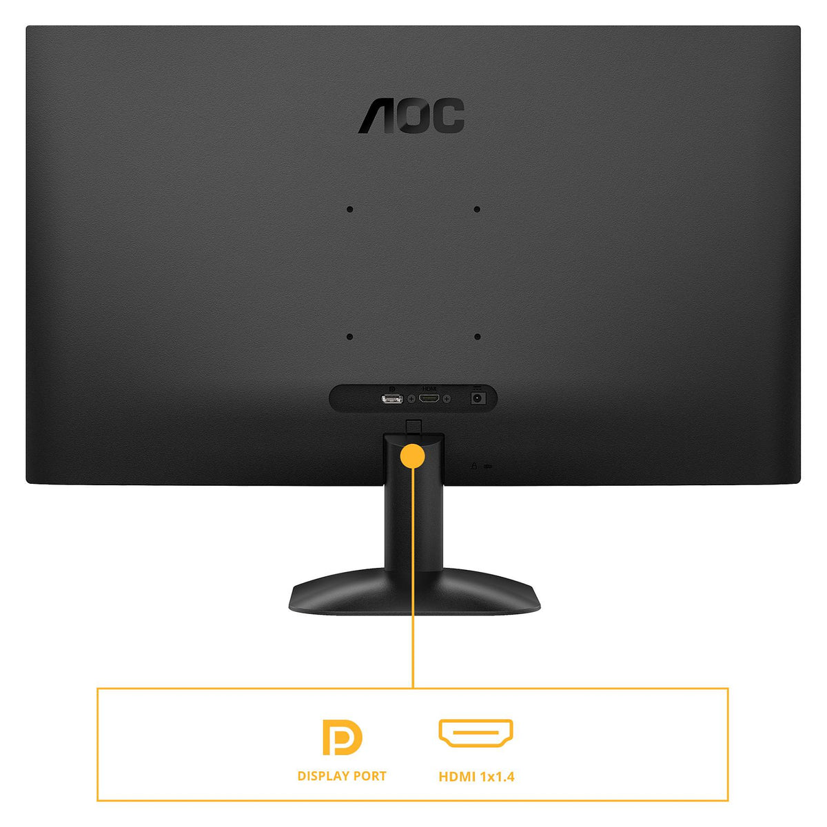 68,6cm/27" (2560x1440) AOC Q27B35E 16:9 QHD IPS 4ms 75Hz HDMI DisplayPort VESA HDR Black