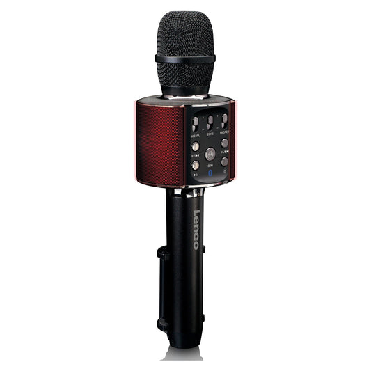 LENCO BMC-090 Karaoke-Mikrofon, schwarz