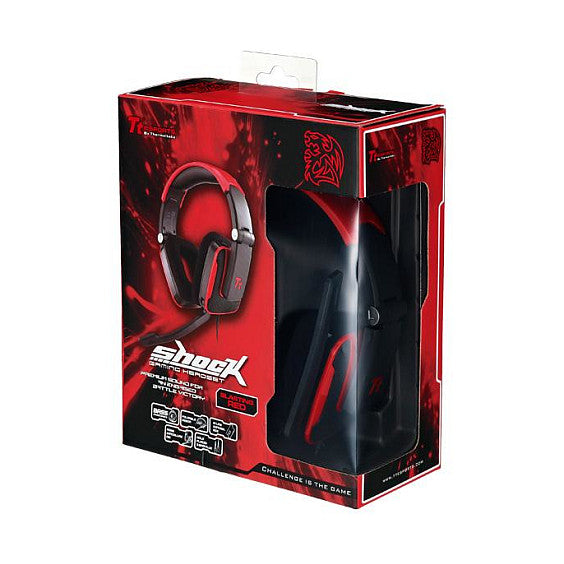 Thermaltake ***TteSPORTS/Headsets/SHOCK/Royal Red/3.5mm/Stereo