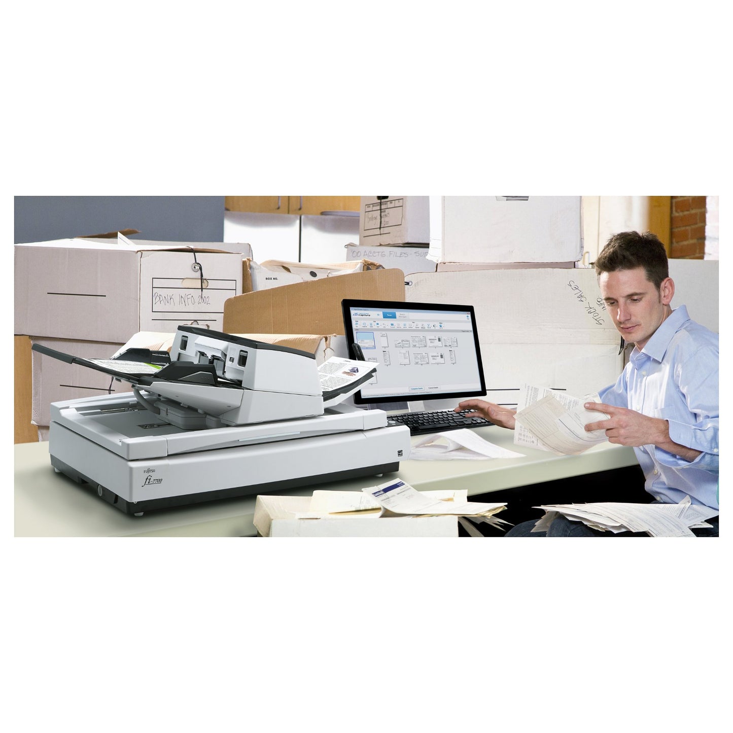 RICOH fi-7700S Dual CCD Dokumentenscanner