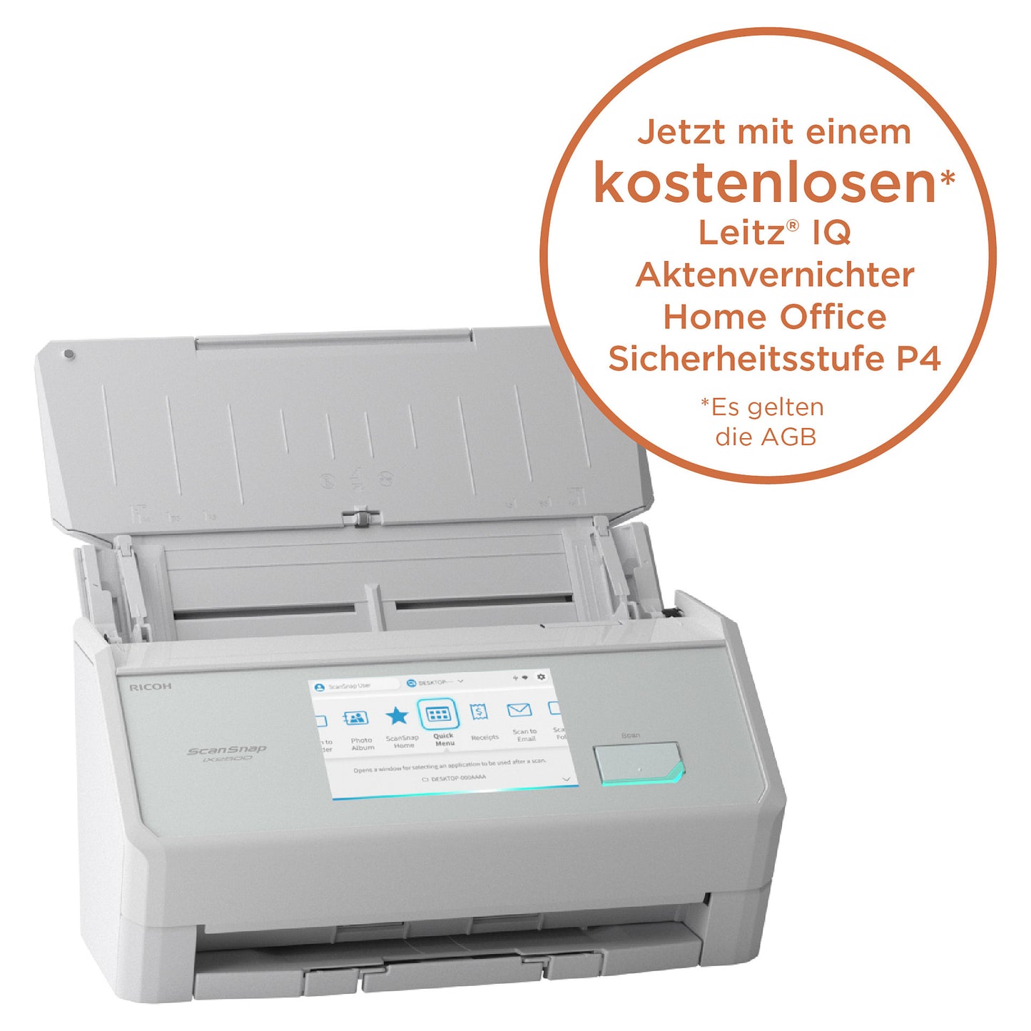 RICOH ScanSnap iX2500 WH Dokumenten-Scanner