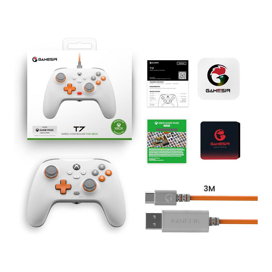 Gamesir Controller T7 kabelgebunden Creamsicle white XBOX