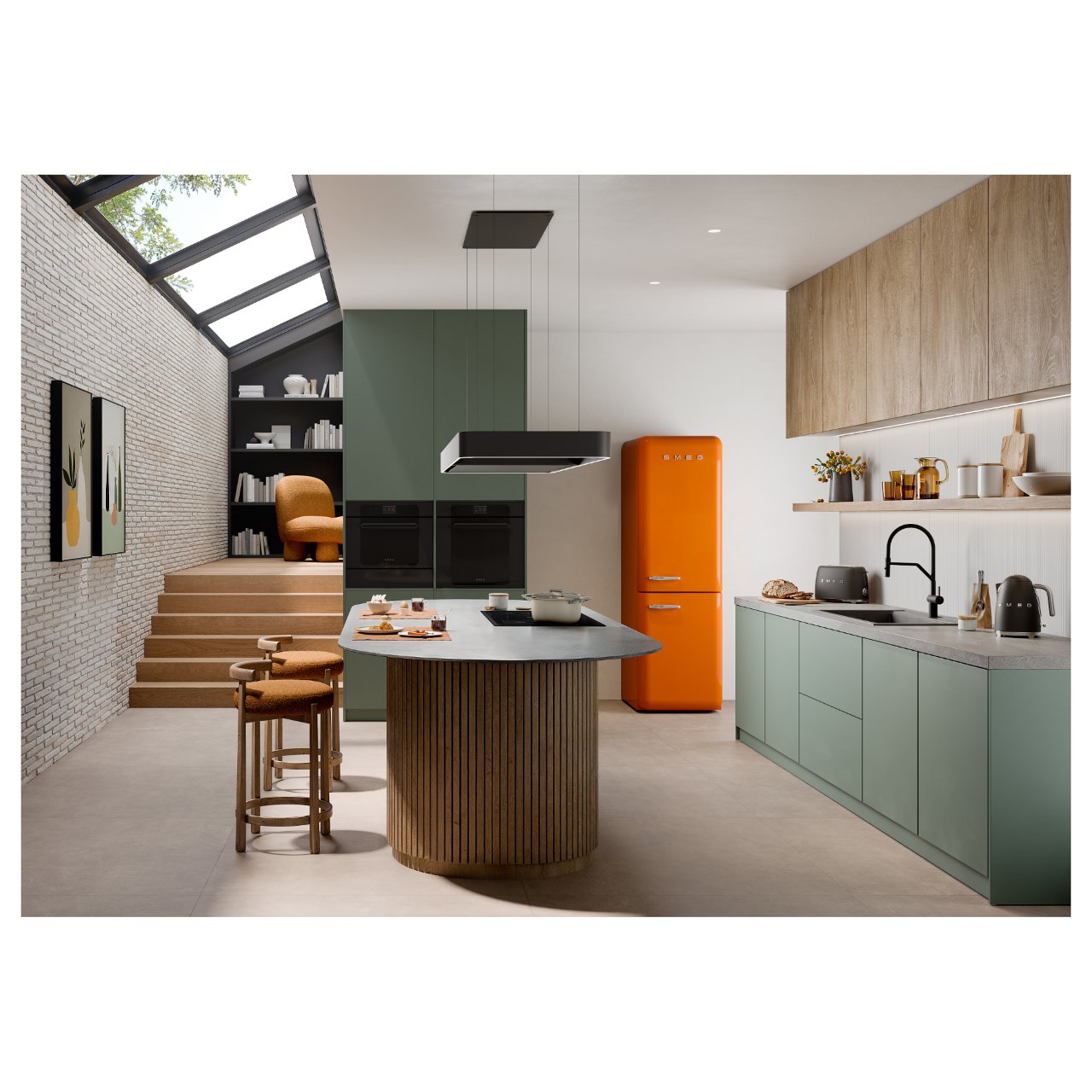 SMEG KLF03BLMEU Wasserkocher matt Schwarz