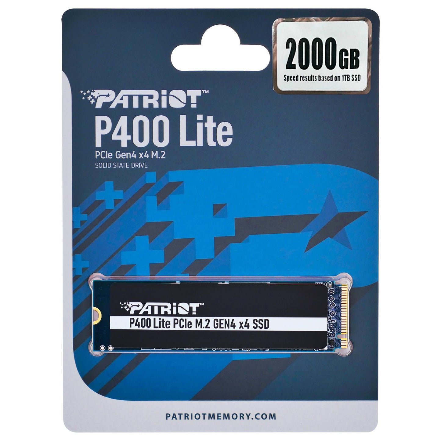 M.2 Patriot P400 Lite 2 TB (schwarz/wei, PCIe 4.0 x4, NVMe 1.4, M.2 2280)