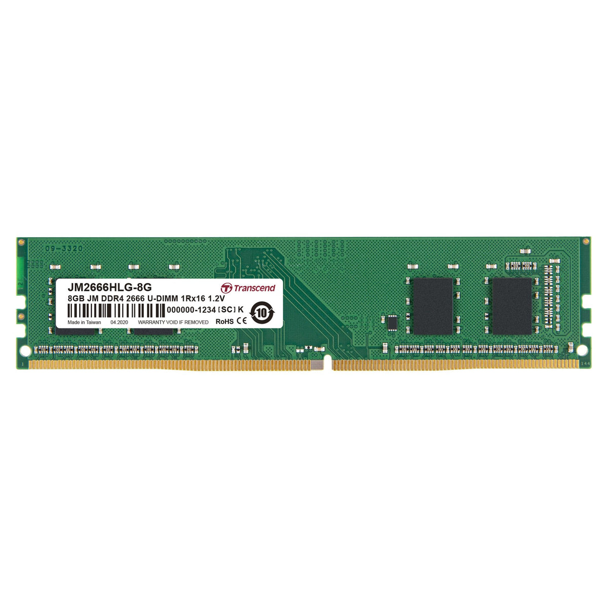 8GB PC 2666 CL19 Transcend JetRam, JM2666HLG-8G