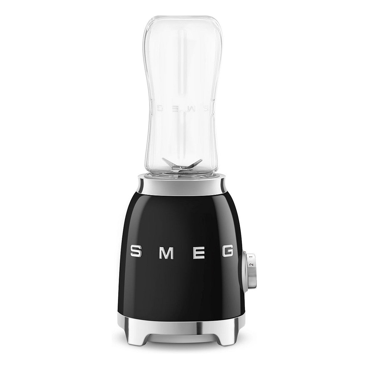 SMEG PBF01BLEU Mixer aus Edelstahl, schwarz