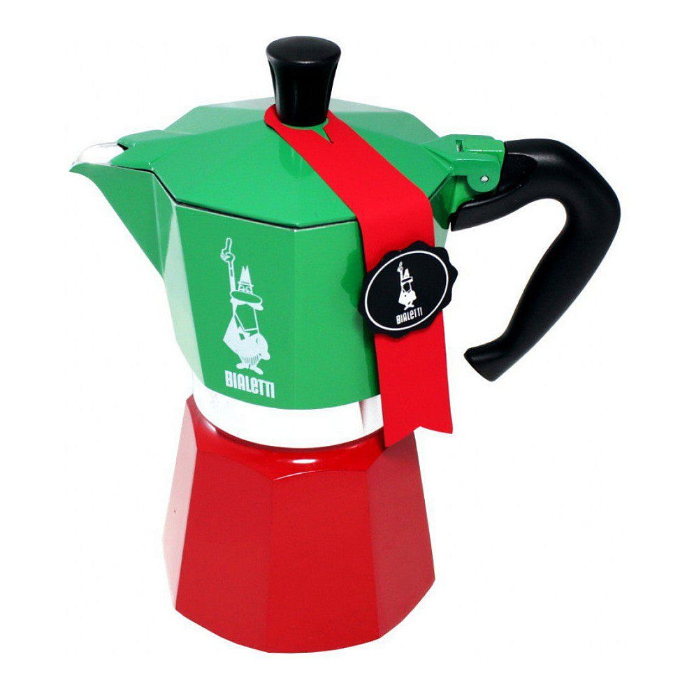 Bialetti Moka Express Italia Grün- Rot