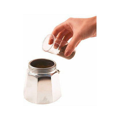 Bialetti Premium-Kaffeemühle (manuell) mit Edelstahlmahlwerk - schwarz