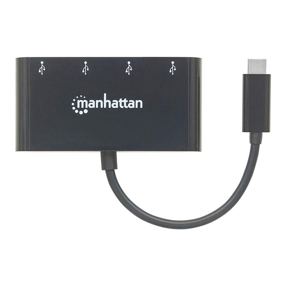 MANHATTAN USB 3.1 Gen1 TypC-Hub 4 USB A-Ports Strom über USB