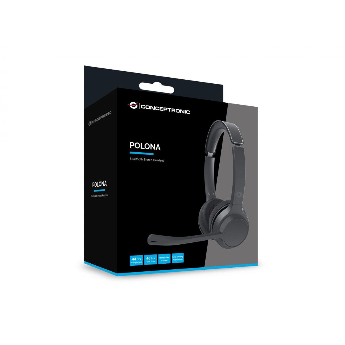 CONCEPTRONIC Headset Wireless BT 5.3 Stereo black