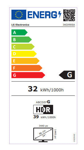 LG Monitor 34GX90SA-W 34GX90SAW (34GX90SA-W)