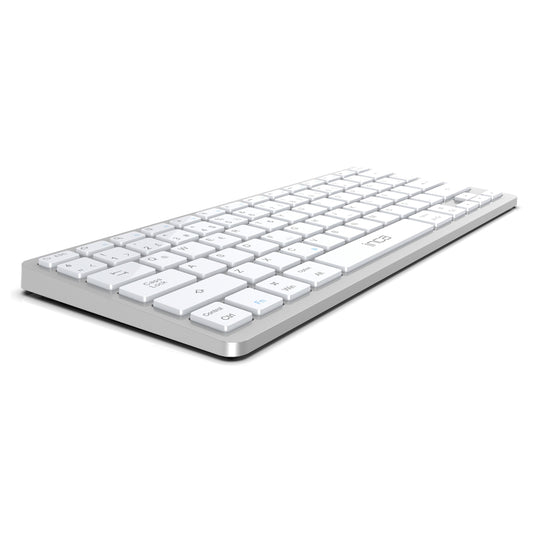 INCA Tastatur IBK-565BT BT 5.0, Smart, Akku 150Std, 8-10m silver