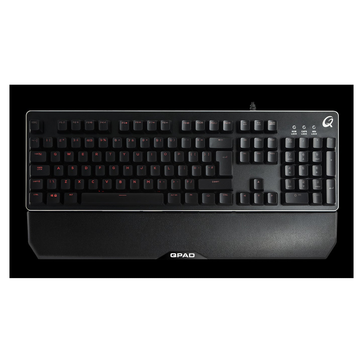 QPAD Gaming Tastatur Pro MK40 black QWERTY