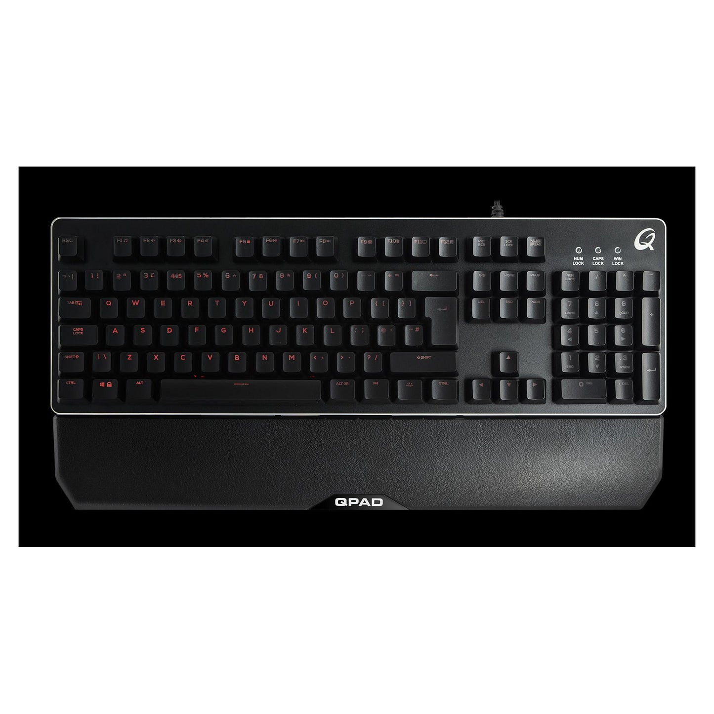 QPAD Gaming Tastatur Pro MK40 black QWERTY
