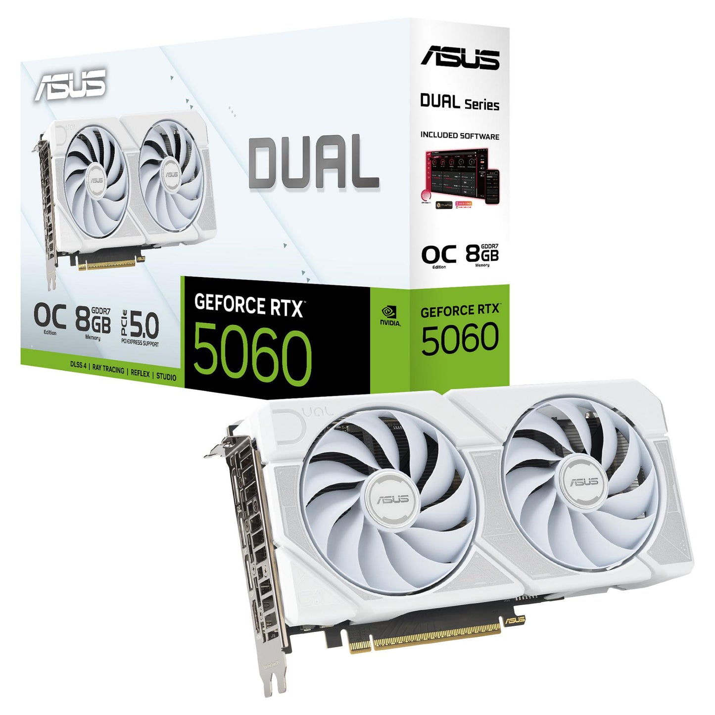 RTX5060 8GB Asus DUAL GDDR7 white