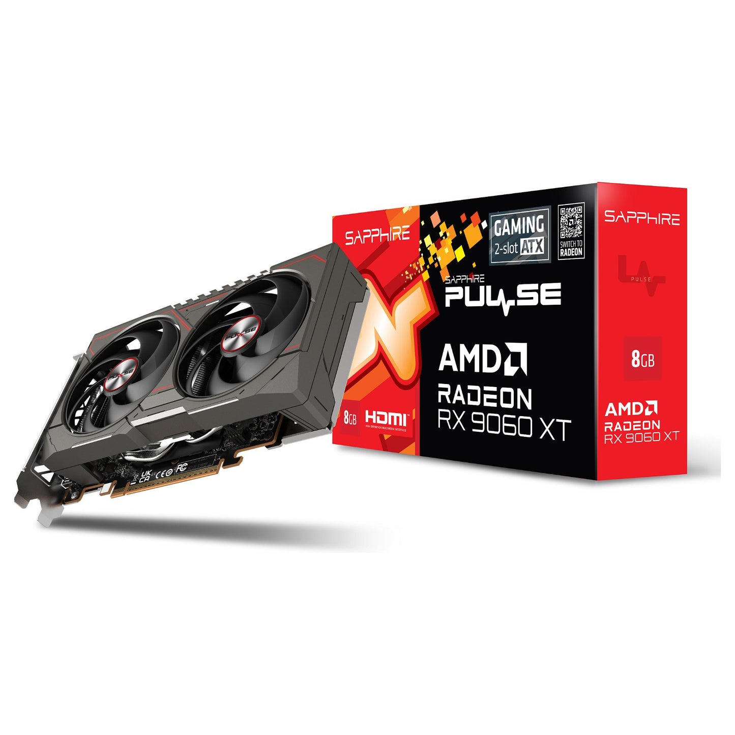 RX 9060 XT 8GB Sapphire Pulse Gaming GDDR6