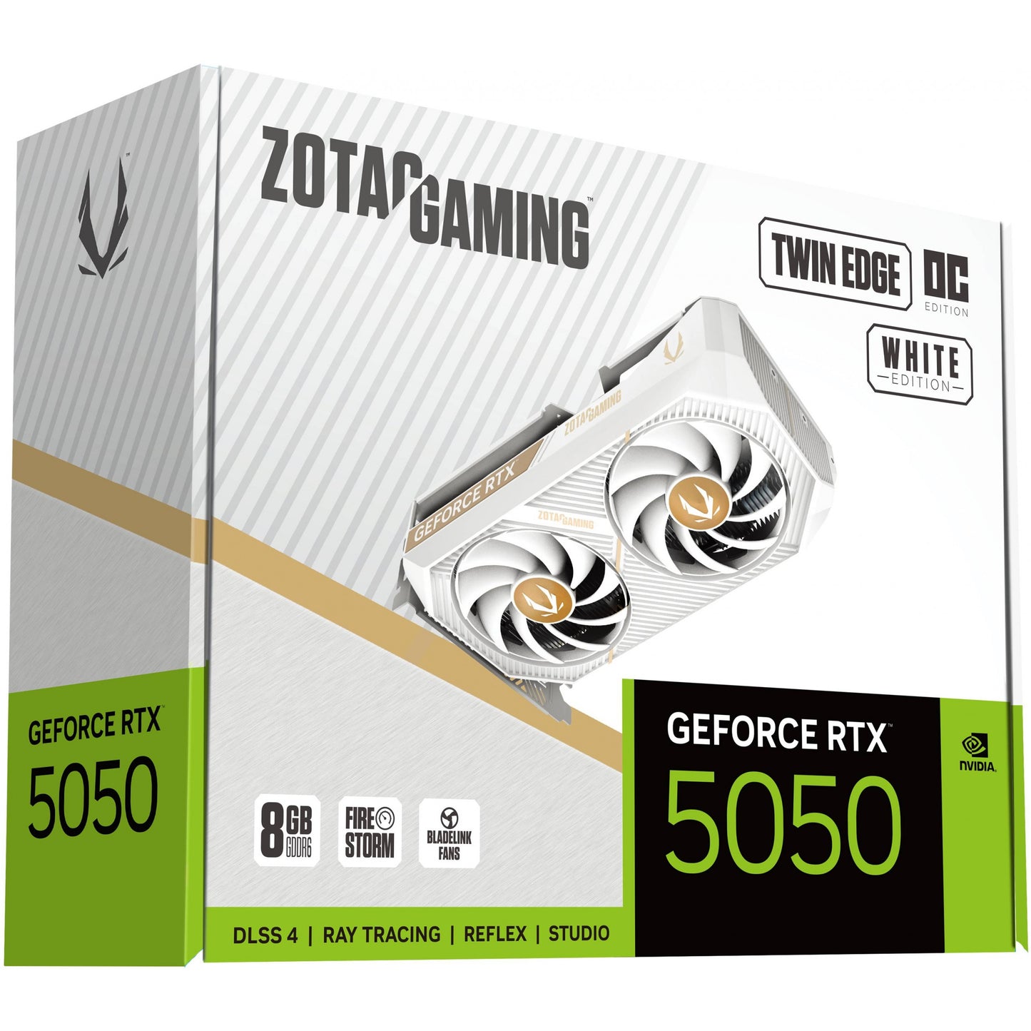 RTX 5050 8GB Zotac Twin Edge OC GDDR6 White
