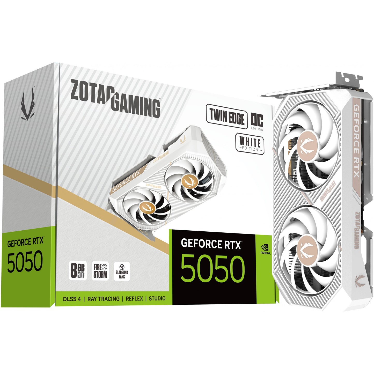 RTX 5050 8GB Zotac Twin Edge OC GDDR6 White