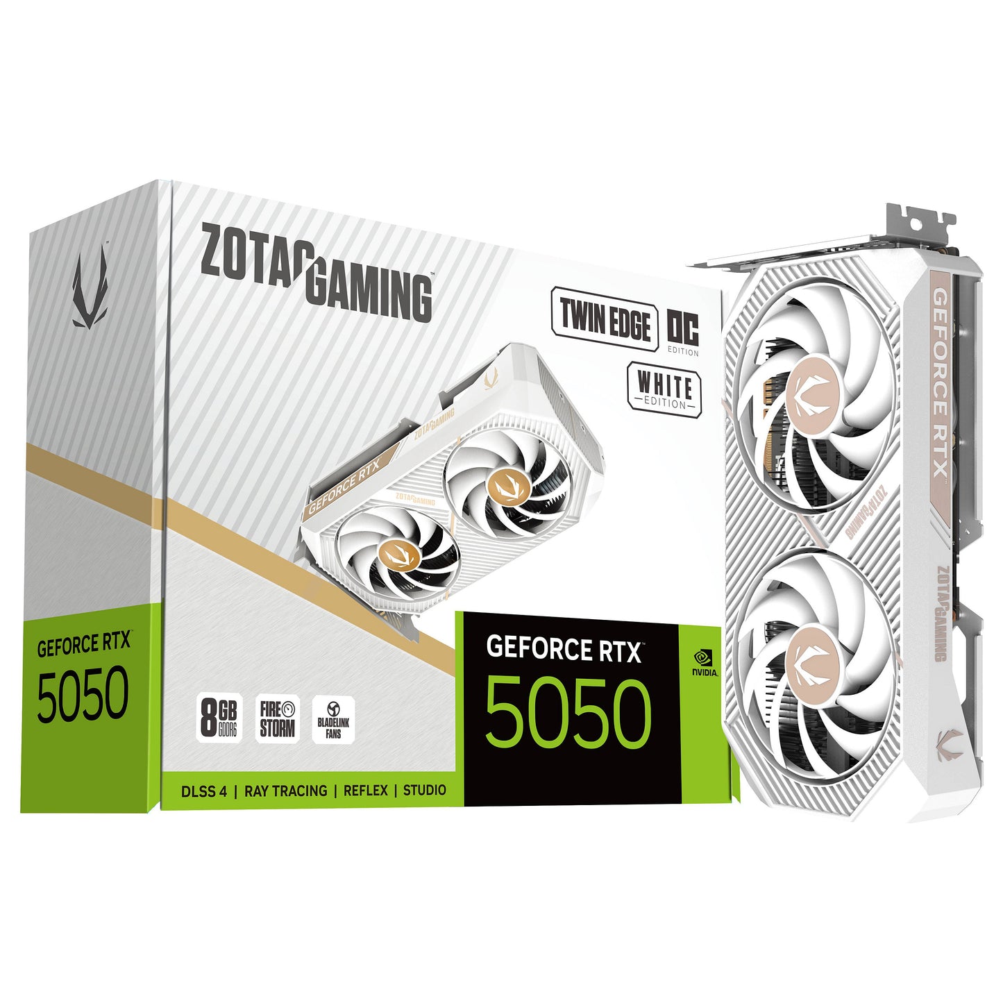RTX 5050 8GB Zotac Twin Edge OC GDDR6 White