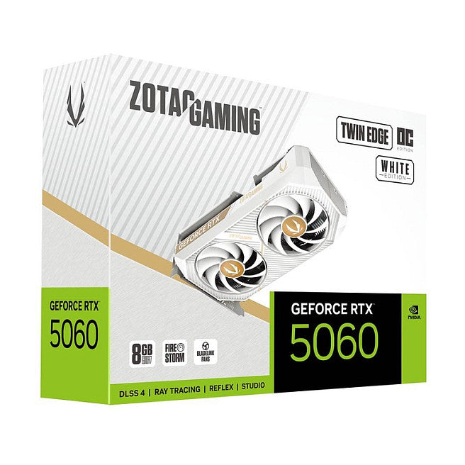 RTX 5060 8GB Zotac Twin Edge OC GDDR7 White