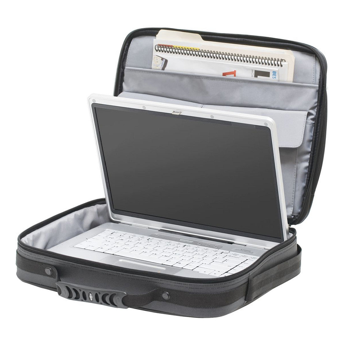WENGER Insight Notebook Tasche fuer 35.8 bis 39.6cm 14.1 bis 15.6Zoll Tablet Laptop grau