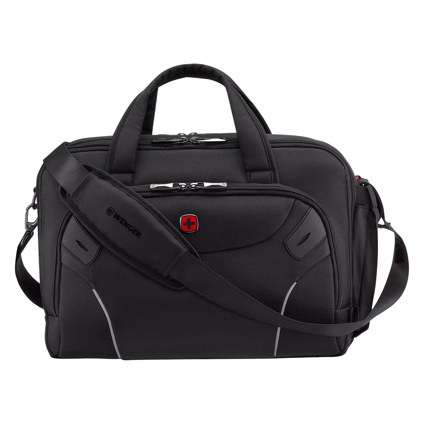 WENGER Cosmic Brief 35,56cm 14Zoll - 40,64cm 16Zoll Laptop Briefcase with Tablet Pocket Black