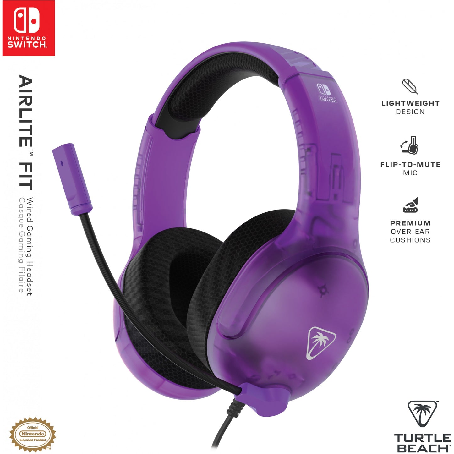 Turtle Beach Airlite Fit Headset NS Ghost Lila
