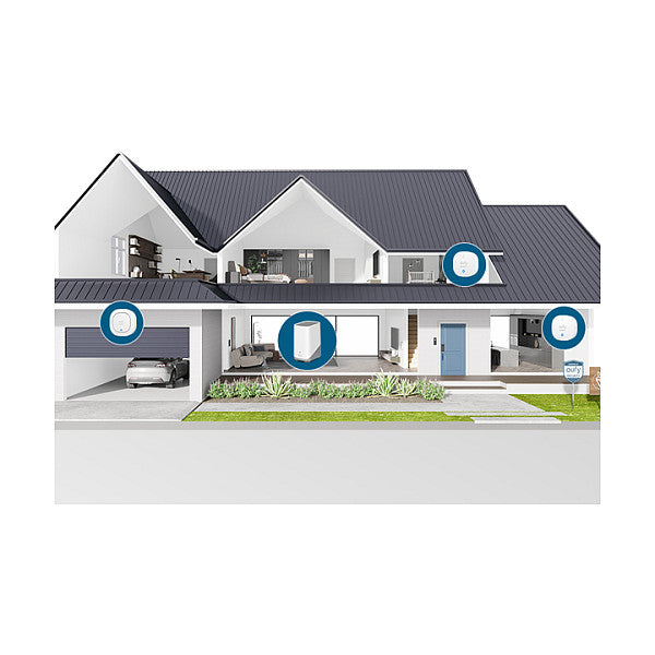 Eufy - Alarmflut- und Frostsensor - kabellos - Wi-Fi - wei