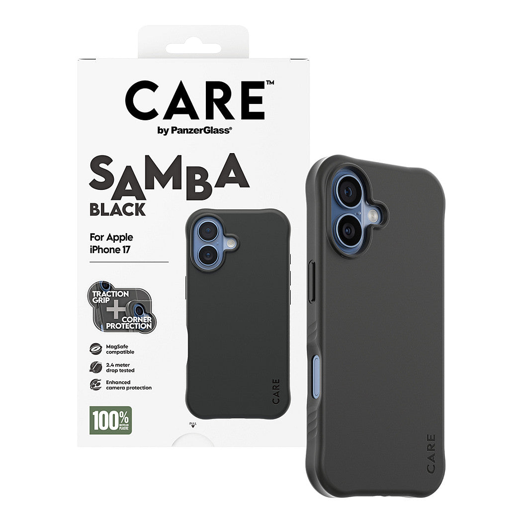 CARE fashionable Samba black MagSafe iPhone 17