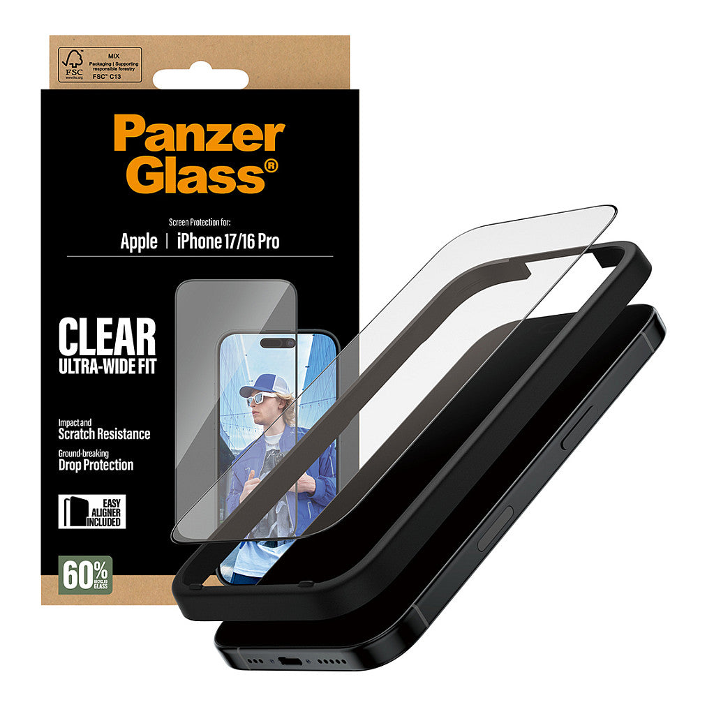 PanzerGlass Schutzglas iPhone 17/16 Pro UWF
