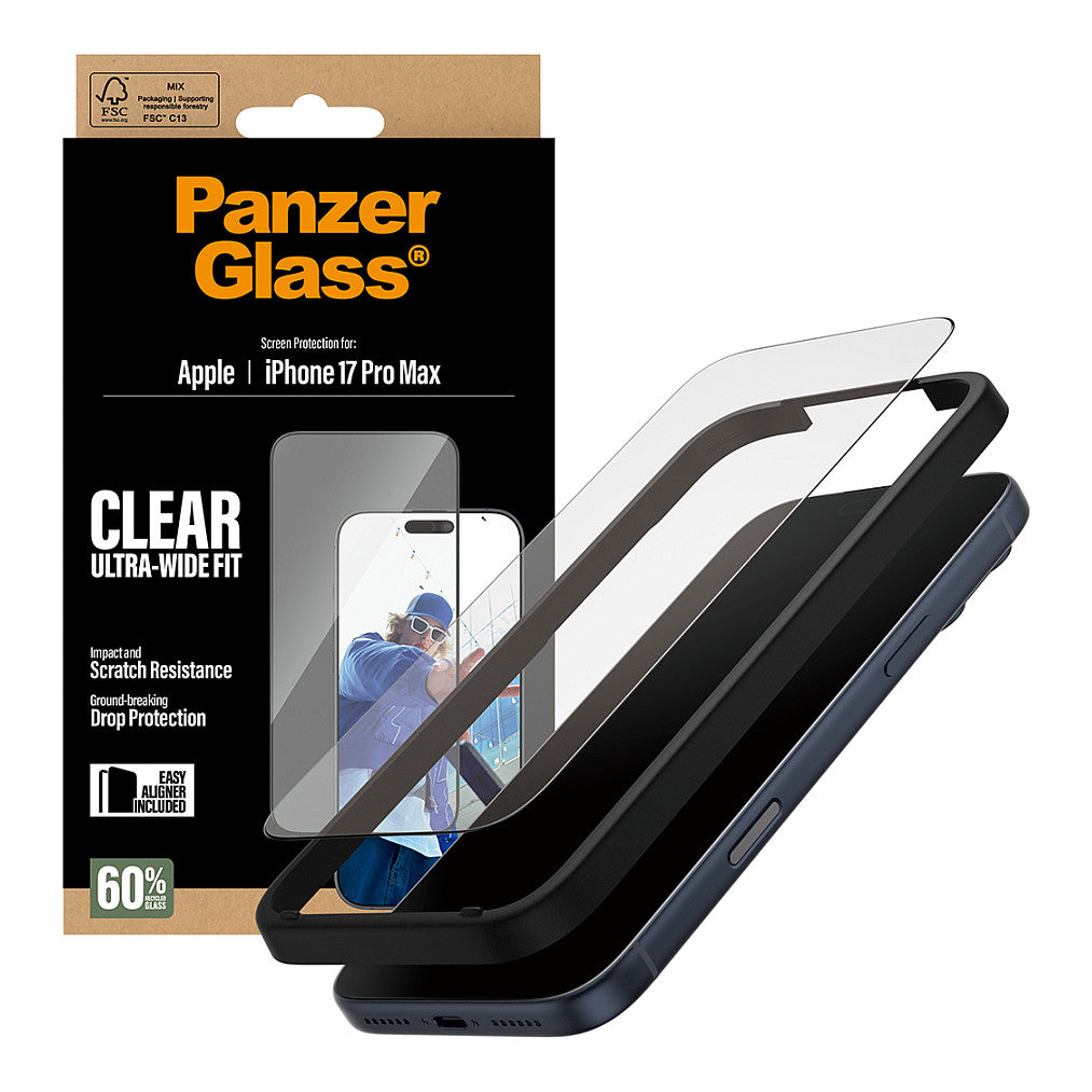 PanzerGlass Schutzglas iPhone 17 Pro Max UWF