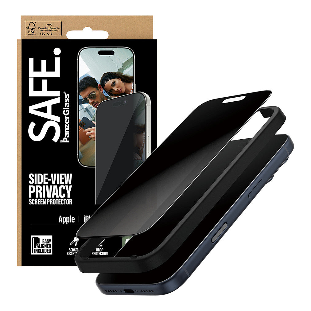 SAFE Privacy Schutzglas iPhone 17 Pro/UWF