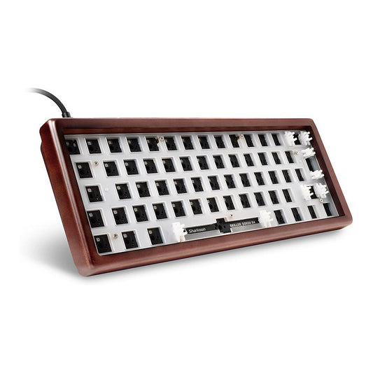 Sharkoon Gaming Tastatur Skiller SGK50S4 Gen2 Wood barebone