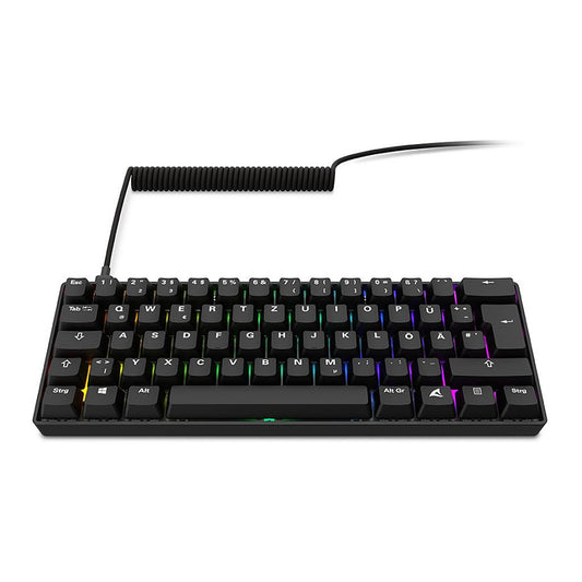 Sharkoon Gaming Tastatur Skiller SGK50S4 Gen2 PBT scw-gel DE
