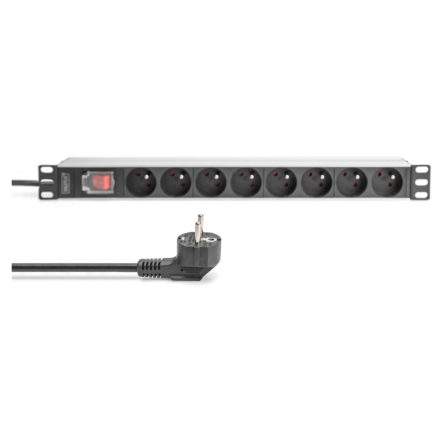 DIGITUS PDU 1U 8xCEE7/5 Ausgänge 230V/16A schwarz