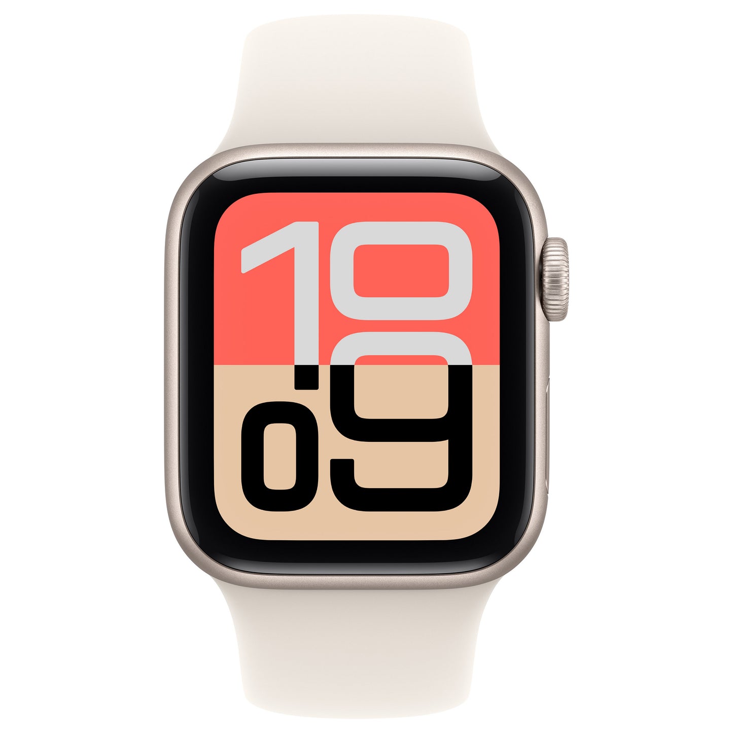 Apple Watch SE 3 Aluminium 40mm Polarstern (Sportarmband polarstern) M/L