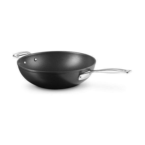 Le Creuset Wok-Pfanne 30cm, schwarz